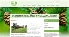 Desktop Screenshot of metsatalu.ee